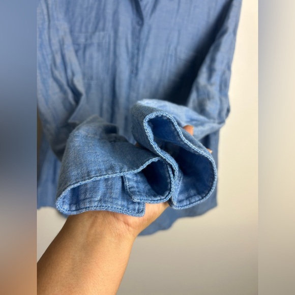 Riders by Lee XL old money Button-Up Shirt Gauze Classic Timeless Basic wardrobe - Picture 9 of 16